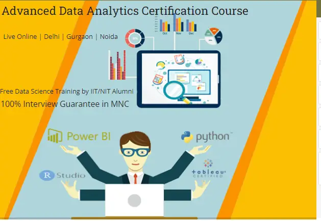 Data Analytics Course in Delhi, Free Python/ R Program, Holi Offer by SLA Consultants Institute in Delhi, NCR, Business Analyst Certification [100% Job, Learn New Skill of '24] get Wipro Data Science Live and Project Based Training,